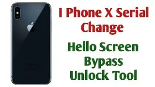 I phone X Serial Change  || Auto Restart Fix  || Hello Screen Bypass Unlock Tool 💯