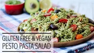 Gluten Free Vegan Pesto Pasta Salad Recipe