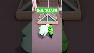 Hulk in Gang Beasts #gangbeasts #shorts