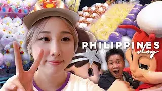 philippines vlog ✈️  first time, trying new foods, and jollibee party! 🇵🇭