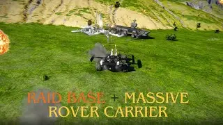 Space Engineers PVP - Raid Big Rover Carrier -  Space engineers Alehouse Gaming Survival Server