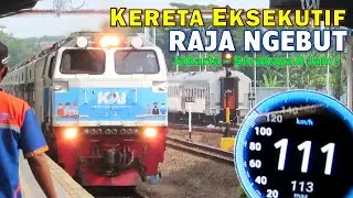 SUPER NGEBUT !! NAIK KERETA TERCEPAT DI INDONESIA KA Argo Bromo Anggrek Kelas EKSEKUTIF Terbaru 2021
