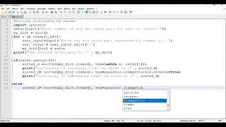 Python Program - Script to sort (ascending and descending) a dictionary by value.