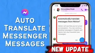 How To Translate Facebook Messenger Messages | Auto Translate Messenger Messages