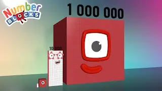 Numberblocks Comparison Zero 0-1 000 000 BIGGEST Numberblocks Million