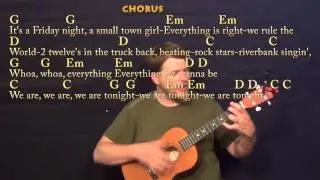 We Are Tonight (Billy Currington) Bariuke Cover Lesson with Chords / Lyrics