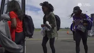 LSU Track and Field - Travel Day to Eugene