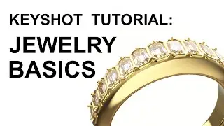 Keyshot Tutorial: A Basic Jewelry Rendering Demo 【Keyshot教程：基础珠宝渲染】