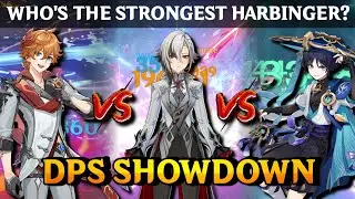 ARLECCHINO VS WANDERER VS CHILDE - DPS SHOWDOWN || Who's The Strongest FATUI HARBINGER ??