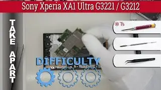 How to disassemble 📱 Sony Xperia XA1 Ultra G3221 / G3212 Take apart