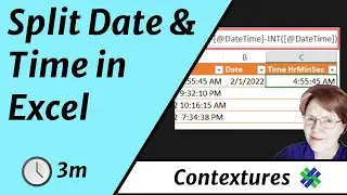 How to Split Date and Time in Excel