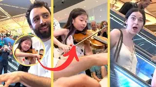 This 10 year old PRODIGY shocked the whole AIRPORT ! 😱