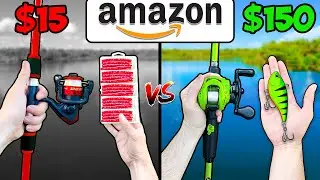 $15 vs $150 Amazon Budget Fishing Challenge