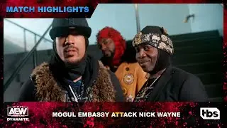 Mogul Embassy Attack Nick Wayne At His Home | AEW Dynamite | TBS