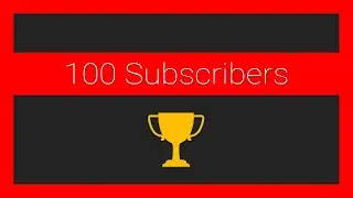 Thank you for 100 subs!