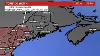 Rare tornado watch issued for northern New England. Heres what that means.