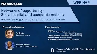 Networks of opportunity: Social capital and economic mobility