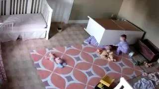 Two year old miraculously saves twin brother