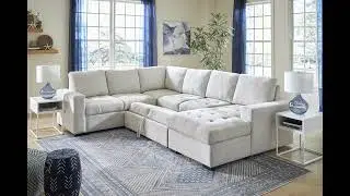 Millcoe Linen 3 Piece Sectional with Pop Up Bed from Signature Design by Ashley