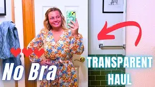 4K TRANSPARENT Try On Haul 2024 | Transparent Dress Challenge | Women's Floral Dress