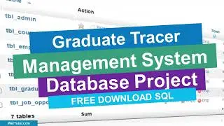 Graduate Tracer System Database Project