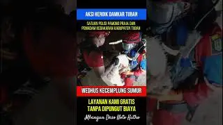 Evakuasi wedus kecemplung sumur oleh DAMKAR TUBAN