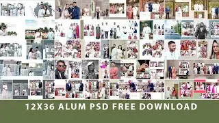 12x36 wedding album design psd files free download 2024 I