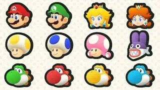 Super Mario Bros. Wonder - All Characters