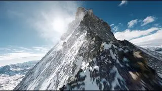 Summiting the Matterhorn with an FPV Drone