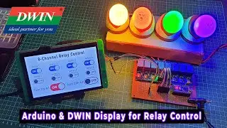 Relay Control with Arduino & DWIN HMI Display
