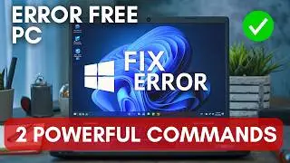 Fix Windows Error !  2 Powerful Commands to Repair and Optimize your Windows PC