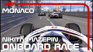 F1 2021 Gameplay Nikita Mazepin Onboard at Monaco Grand Prix ( F1 2021 Mod )