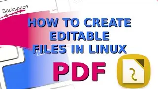 How To: Create an editable PDF in Linux (LibreOffice Draw)