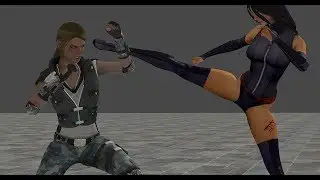 Sonya Blade vs Psylocke (part 2)