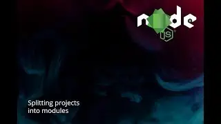 How to split node.js applications into modules using module.exports