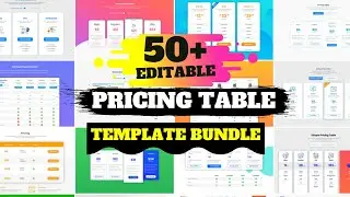 50 Editable Premium Pricing Page Design: Best Practices,templates