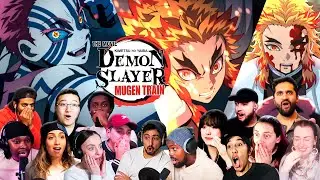 Kimetsu No Yaiba MUGEN TRAIN Mega Reaction Mashup | Demon Slayer Movie