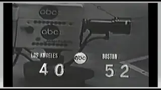 4/18/1965 Los Angeles Lakers at Boston Celtics NBA Finals Game 1 (mid 2d quarter into 3d quarter)