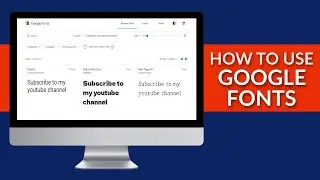 How to use google fonts online and offline in your website