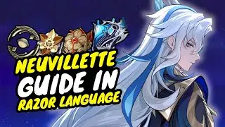 Neuvillette full GUIDE but in Razor language! | Genshin Impact