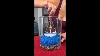 Easy nautical centerpiece decoration