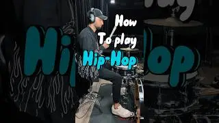 Wait for it 👀How to play Hip-Hop on a drum kit ✍️#drummer #drums #drumlesson #drumlessons