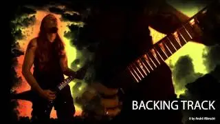 backing track epic dark metal in A minor scale