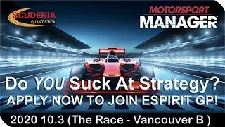 2020 10 C Motorsport Manager Espirit Is Now Hiring