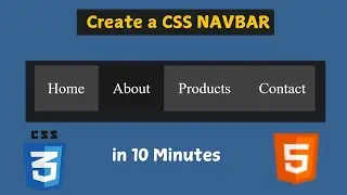 Create a PROFESSIONAL Navigation Bar with CSS in 10 Minutes