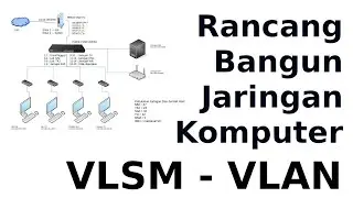 Rancang Bangun Jaringan Komputer Berbasis VLSM dan VLAN