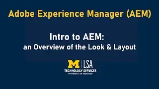 00. AEM Training: Intro to Adobe Experience Manager