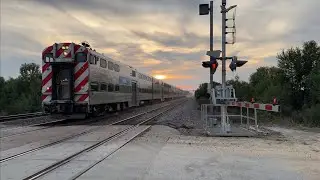 The Complete Metra Evening Rush Hour At La Fox On September 18, 2024