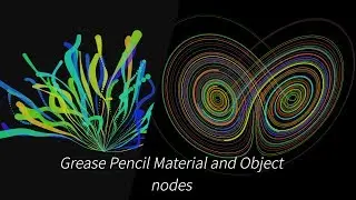 Grease Pencil new nodes and butterfly effect with Animation Nodes in blender 2.8x - Tutorial