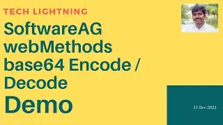 SoftwareAG webMethods - Base64 Encode, Base64 decode | webMethods Tutorials | Designer